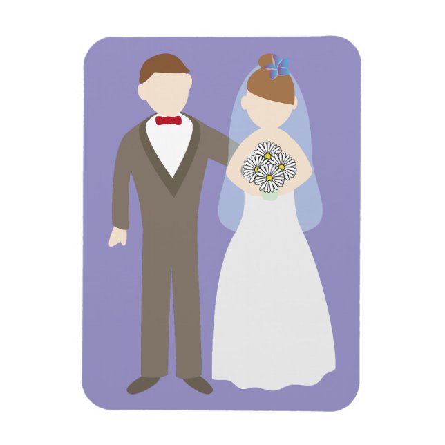 Ímã Casal de Noivos (Vertical)
