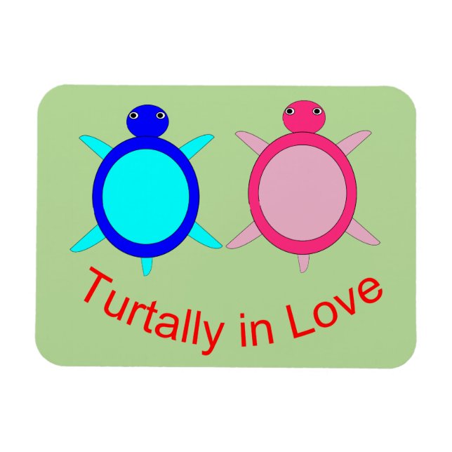 Ímã Casal de Tartaruga (Horizontal)
