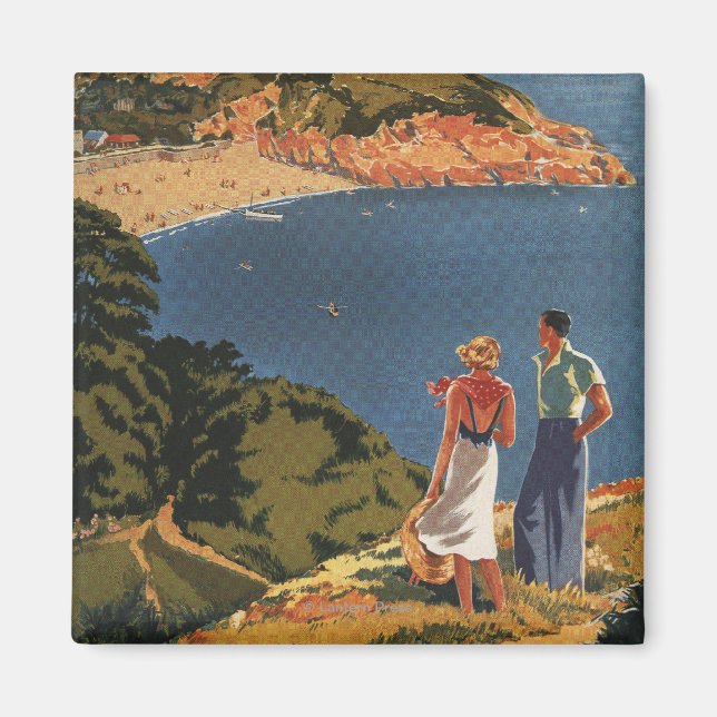 Imã Casal do Canal da Mancha Ocidental Sul/Excelente e (Frente)