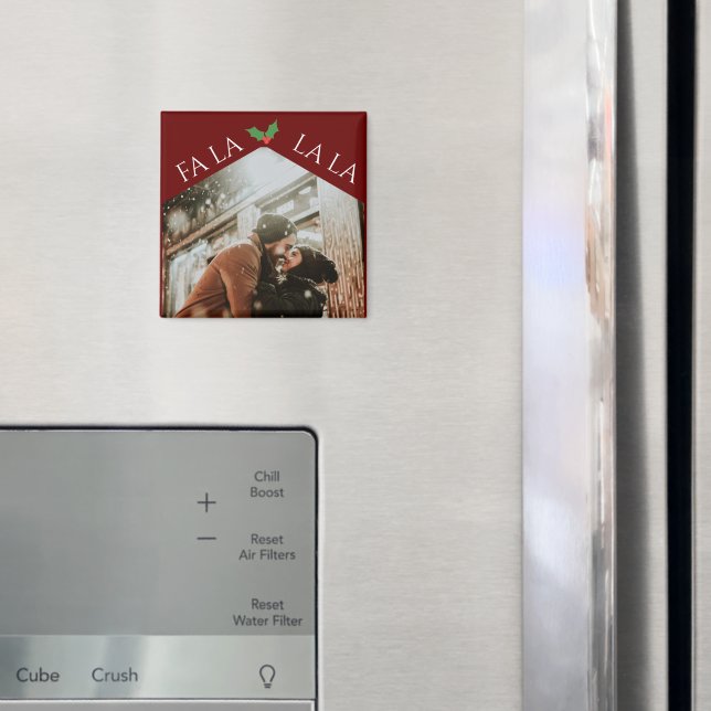 Imã Casal Festivo de Natal (In Situ (Fridge))