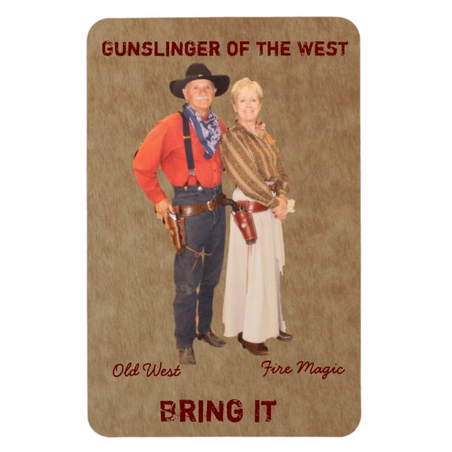 Ímã Casal Gunslinger Magnet (Vertical)