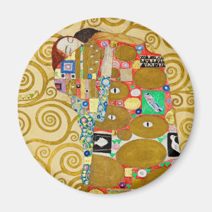 Imã Casal Gustav Klimt Realização Nouveau