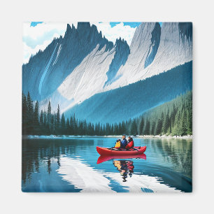 Imã Casal Kayaking Themed