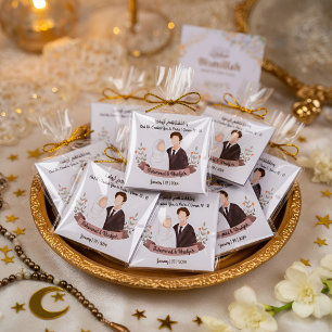 Imã Casal Muçulmano Citação do Alcorão Casamento Islâm