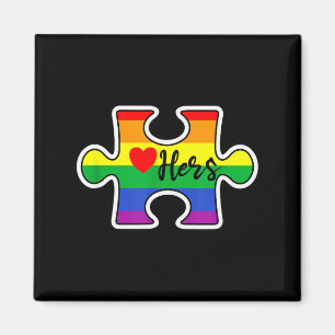 Imã Casal Orgulho Lgbt Namorados Lesbica Dela Arco-Íri