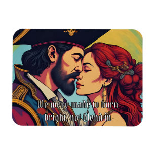 Ímã Casal Pirata Psicodélico – Romance Ousado