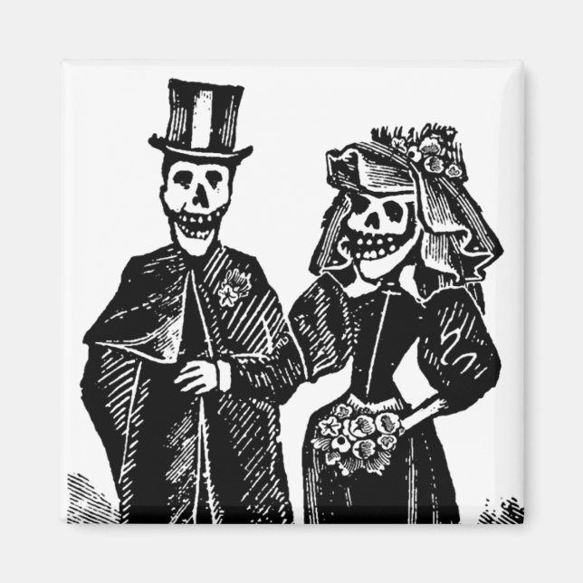 Imã Casal Skeleton - Magnet nº 3 (Frente)