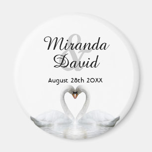 Imã Casal Swan nomes monogramas casamento