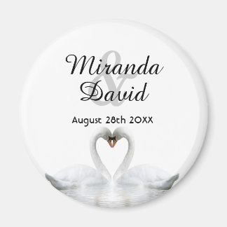 Imã Casal Swan nomes monogramas casamento