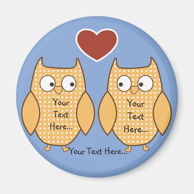 Imã "Casamento/Aniversário" (Frente)