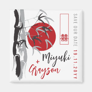 Imã Casamento Asiático do Jardim do Sol Oriental Zen B