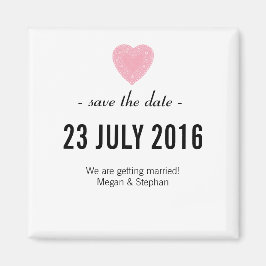 Imã Casamento Bonito E Simples Salve O Magnete De Data