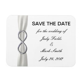 Ímã Casamento Branco Do Silver Infinity Salva O Magnet