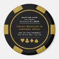 Casamento Chip Chip Do Dourado Casino Negro Salve