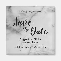 Casamento Clássico Simples de Marble salve a data