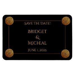 Ímã Casamento com Nó Celta Triplo