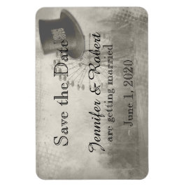 Ímã Casamento com o Chapéu do Carnaval Steampunk Salve