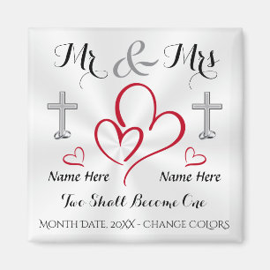 Imã Casamento Cristão Barato Favorece PERSONALIZAÇÃ