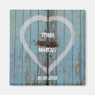 Imã Casamento da porta do Rustic Barn