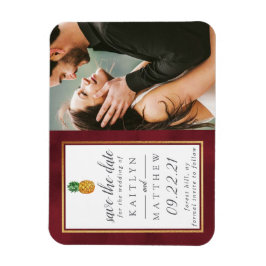 Ímã Casamento De Abacaxi Tropical Salva O Magnete De D