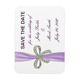 Ímã Casamento De Arco De Diamante Roxo Salve O Magnet