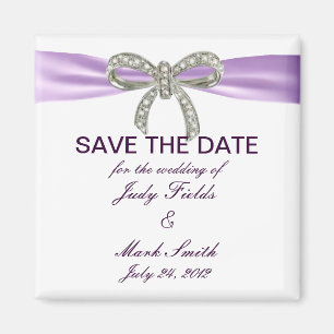 Imã Casamento De Arco De Diamante Roxo Salve O Magnet