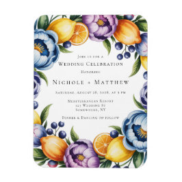 Ímã Casamento de Buquês de Citros do Mediterrâneo