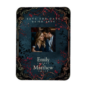 Ímã Casamento De Elegância Gótica Vitoriana Salva A Da