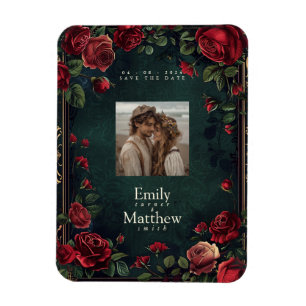 Ímã Casamento De Elegância Gótica Vitoriana Salva A Da