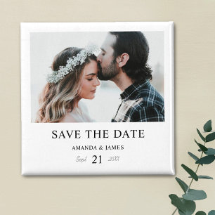 Imã Casamento de Fotografias Personalizado Guardar a D