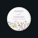 Imã Casamento de Jardins Florais de Flores Selvagens<br><div class="desc">Estes são os mosquiteiros de casamentos de flores silvestres de flores selvagens!</div>