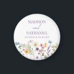Imã Casamento de Jardins Florais de Flores Selvagens<br><div class="desc">Estes são os mosquiteiros de casamentos de flores silvestres de flores selvagens!</div>