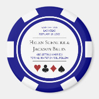 Casamento De Las Vegas Salva O Poker Chip