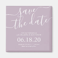 Casamento de Script Puro Moderno Salva a Data