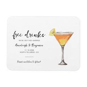 Ímã Casamento divertido Salve a Data de Anúncio