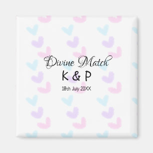 Imã Casamento divino adicionar nome do casal letra pad