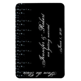 Ímã Casamento do Vineyard à meia-noite Salve a Data