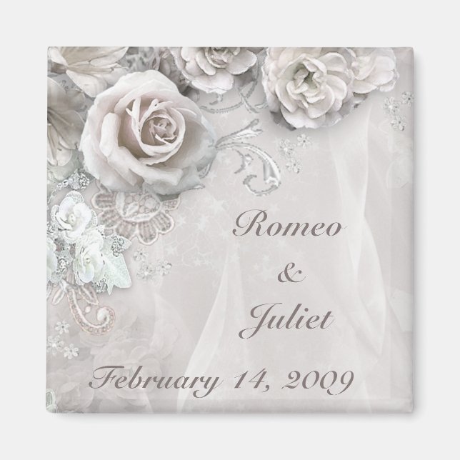 Imã Casamento elegante (Frente)