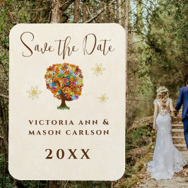 Ímã Casamento Encantado do Branch do Lado da Floresta