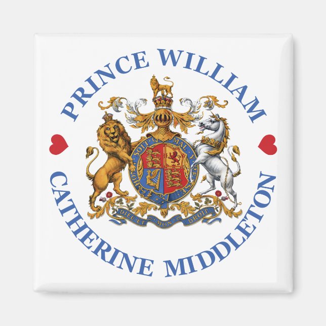 Imã Casamento entre o Príncipe William e Catherine Mid (Frente)