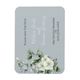 Ímã ~Casamento Eucalyptus Moderno Salvar A Data