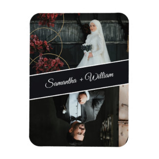 Ímã Casamento Fotográfico Elegante E Moderno Personali