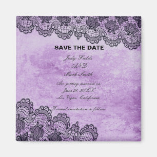 Imã Casamento Gótico Roxo De Raça Preta Salvar A Dat