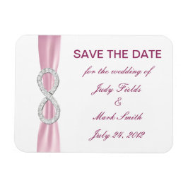 Ímã Casamento Infinito De Diamante Rosa Salva O Magnet