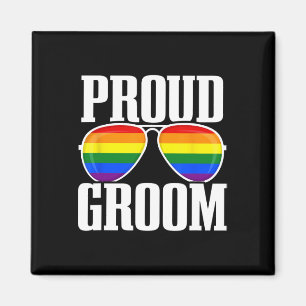 Imã Casamento Lgbtq - Sinalizador de Orgulho gay - Esq