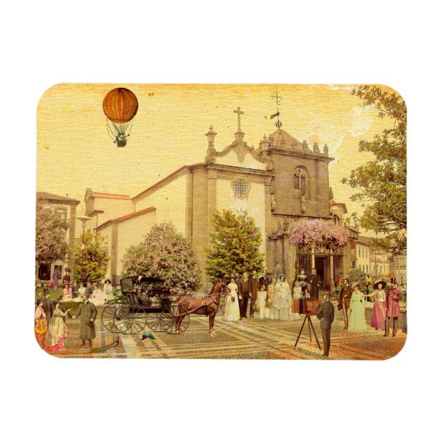 Ímã Casamento na Capela dos Coimbras. Braga - Portugal (Horizontal)