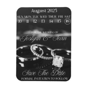 Ímã Casamento Personalizado Guardar O Íman Do Calendár