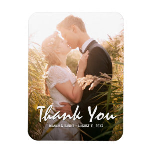 Ímã Casamento Personalizado Obrigado Imã de geladeira