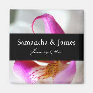 Imã Casamento Pessoal das Orquídeas Brancas e Roxas