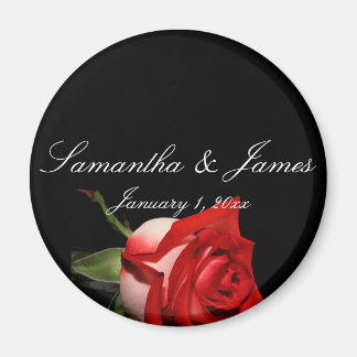 Imã Casamento Pessoal Rosa Vermelho e Branco